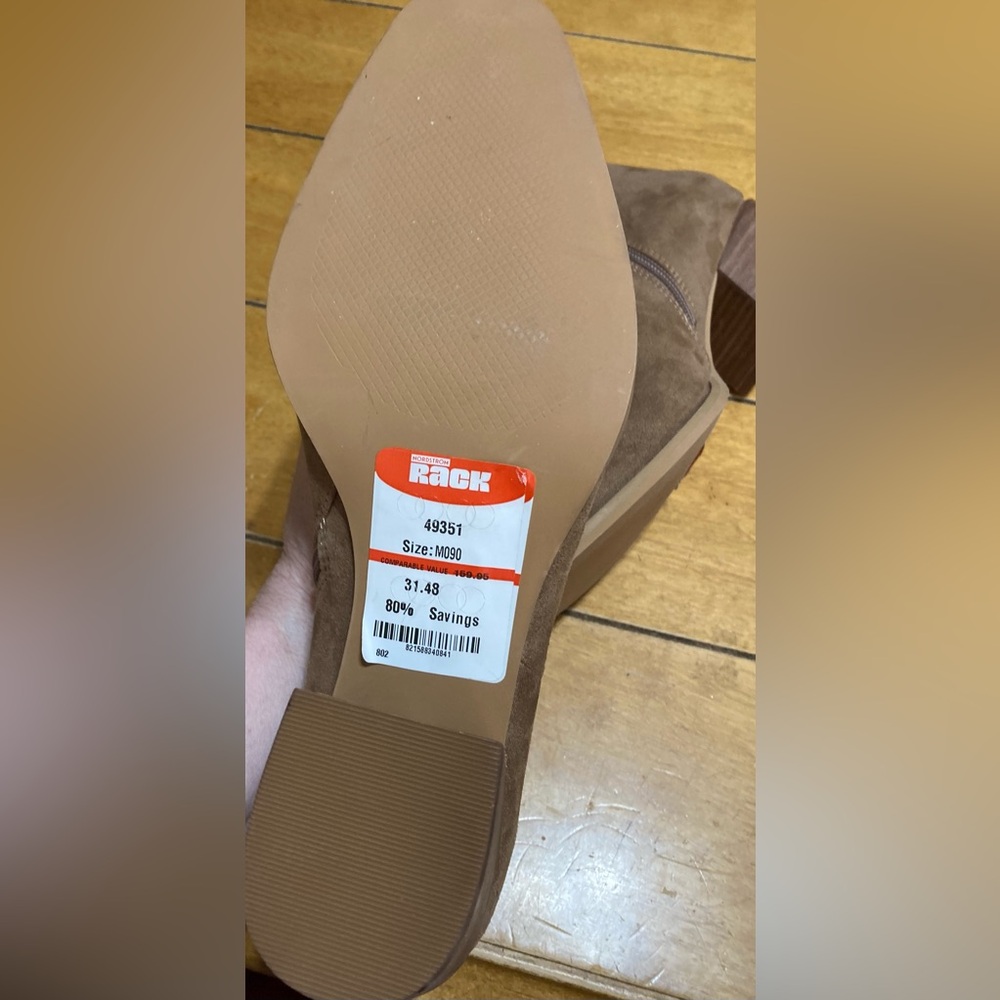 NWT Ladies Linea Paolo Nordstrom Size 9 Ankle Brown Boots - Picture 15 of 15